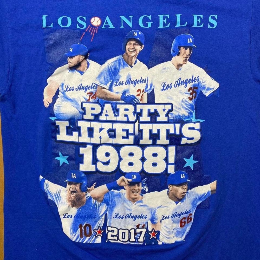 2017 World Series‎ LA Dodgers baseball shirt